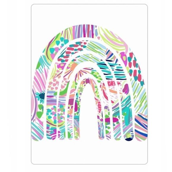 Lilly-Inspired Rainbow Magnet - Picture 1 of 4